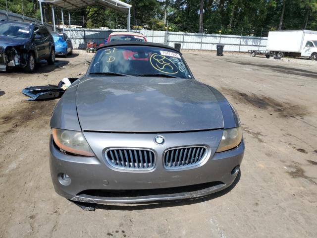 4USBT33403LS40579 - 2003 BMW Z4 2.5 GRAY photo 5