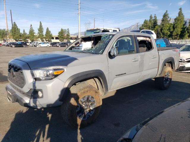 3TMCZ5AN6LM355458 - 2020 TOYOTA TACOMA DOUBLE CAB GRAY photo 1