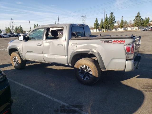 3TMCZ5AN6LM355458 - 2020 TOYOTA TACOMA DOUBLE CAB GRAY photo 2