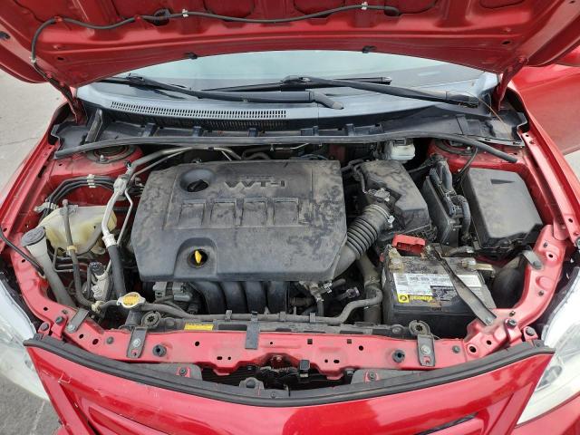 5YFBU4EE5CP054378 - 2012 TOYOTA COROLLA BASE RED photo 11