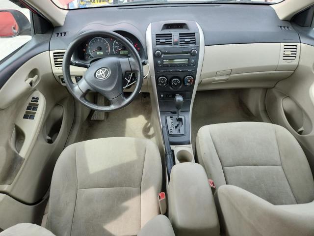 5YFBU4EE5CP054378 - 2012 TOYOTA COROLLA BASE RED photo 8