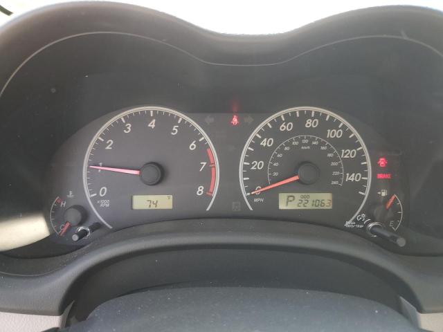 JTDBU4EE5B9132663 - 2011 TOYOTA COROLLA BASE SILVER photo 9