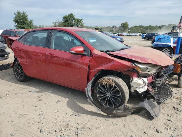 2T1BURHEXFC348596 - 2015 TOYOTA COROLLA L RED photo 4