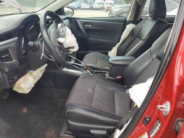 2T1BURHEXFC348596 - 2015 TOYOTA COROLLA L RED photo 7