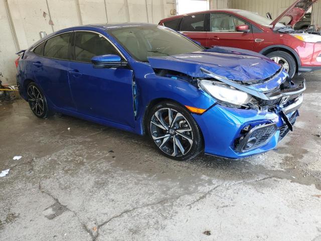2HGFC1E59KH706220 - 2019 HONDA CIVIC SI BLUE photo 4