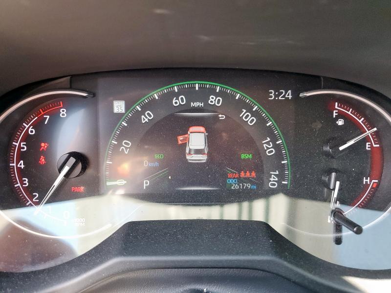 2T3W1RFV7RC290830 - 2024 TOYOTA RAV4 XLE SILVER photo 9