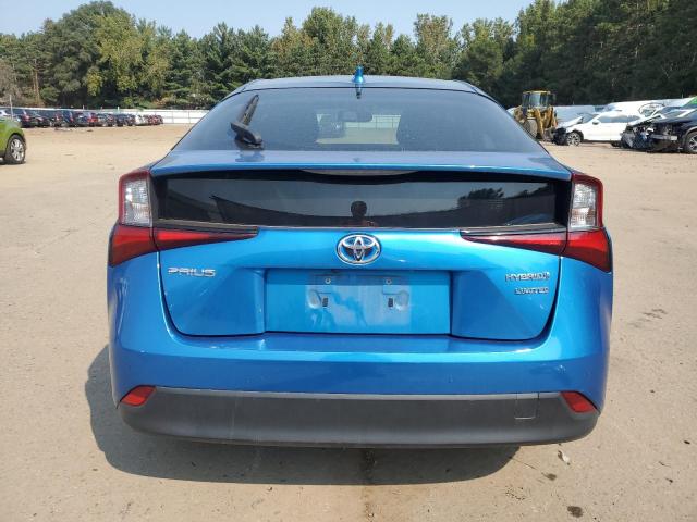 JTDKARFU2L3103721 - 2020 TOYOTA PRIUS L BLUE photo 6