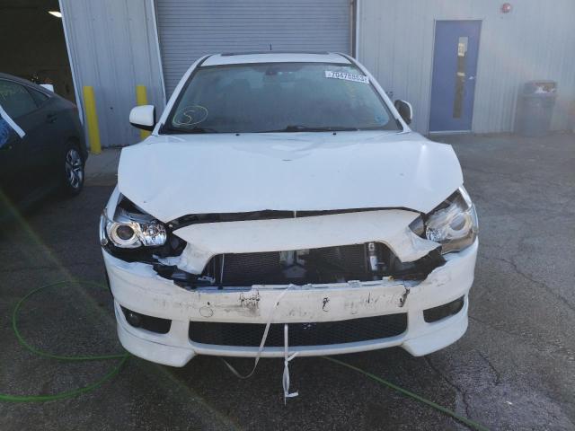 JA32U8FW0BU046459 - 2011 MITSUBISHI LANCER GTS WHITE photo 5