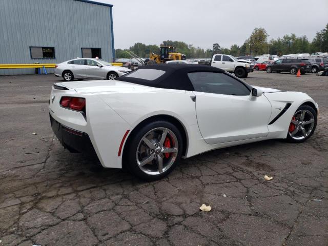 1G1YC3D71E5128429 - 2014 CHEVROLET CORVETTE STINGRAY 2LT WHITE photo 3