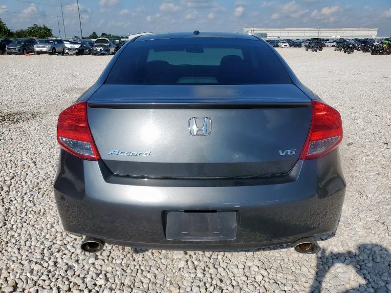 1HGCS2B80CA000912 - 2012 HONDA ACCORD EXL GRAY photo 6