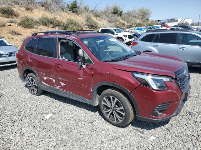 JF2SKANC6PH453144 - 2023 SUBARU FORESTER LIMITED RED photo 4