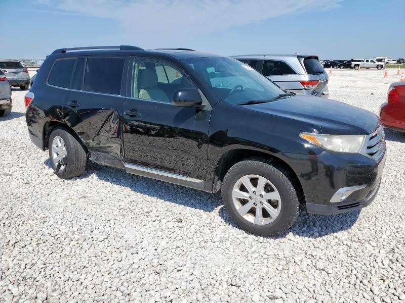 5TDZK3EH1CS076135 - 2012 TOYOTA HIGHLANDER BASE Czarny zdjęcie 4