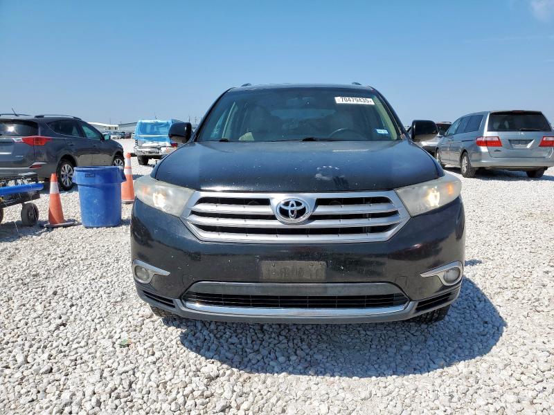 5TDZK3EH1CS076135 - 2012 TOYOTA HIGHLANDER BASE Czarny zdjęcie 5