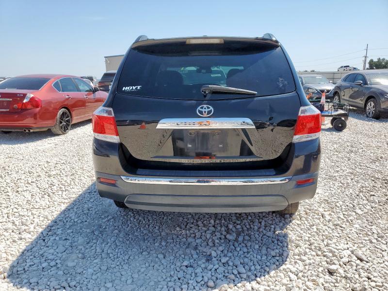 5TDZK3EH1CS076135 - 2012 TOYOTA HIGHLANDER BASE Czarny zdjęcie 6
