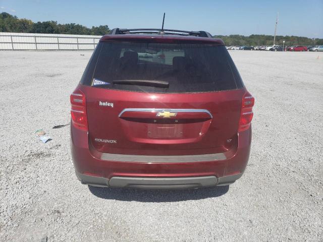 2GNALCEK0H1548997 - 2017 CHEVROLET EQUINOX LT BURGUNDY photo 6