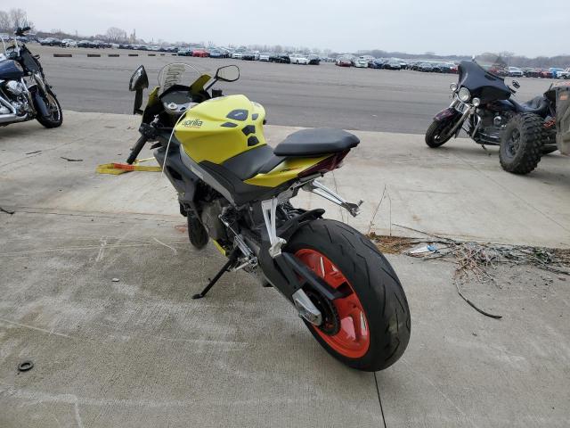 ZD4KSUG03NS000655 - 2022 APRILIA RS 660 YELLOW photo 3