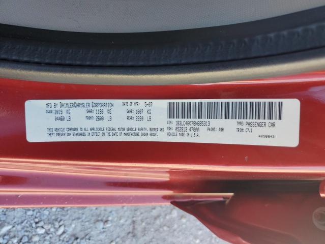 1B3LC46K78N685313 - 2008 DODGE AVENGER SE RED photo 13