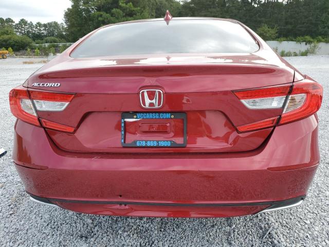 1HGCV1F16KA121375 - 2019 HONDA ACCORD LX RED photo 6