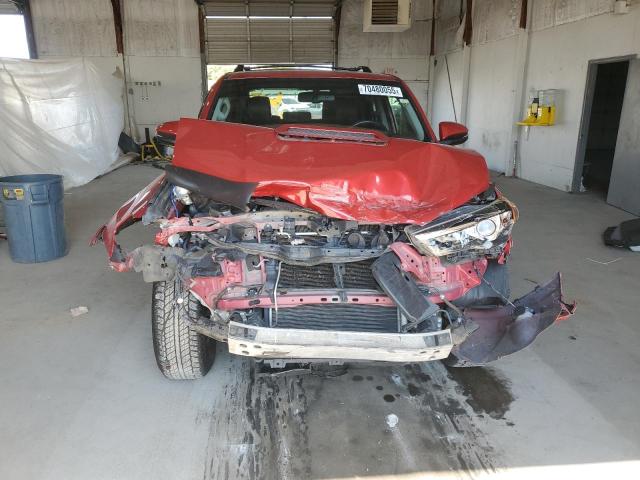 JTEBU5JR5F5244886 - 2015 TOYOTA 4RUNNER SR5/SR5 PREMIUM წითელი ფოტო 5