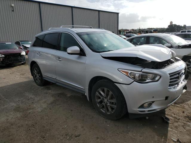 5N1AL0MN7DC328081 - 2013 INFINITI JX35 SILVER photo 4