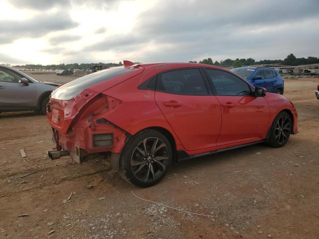 SHHFK7H9XKU220717 - 2019 HONDA CIVIC SPORT TOURING أحمر صورة 3
