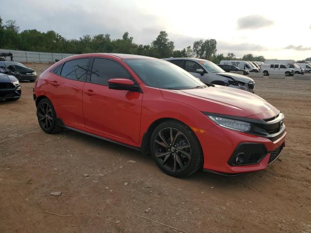 SHHFK7H9XKU220717 - 2019 HONDA CIVIC SPORT TOURING أحمر صورة 4