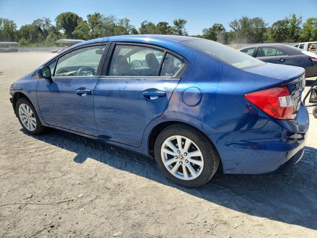 19XFB2F8XCE052051 - 2012 HONDA CIVIC EX BLUE photo 2