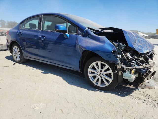 19XFB2F8XCE052051 - 2012 HONDA CIVIC EX BLUE photo 4
