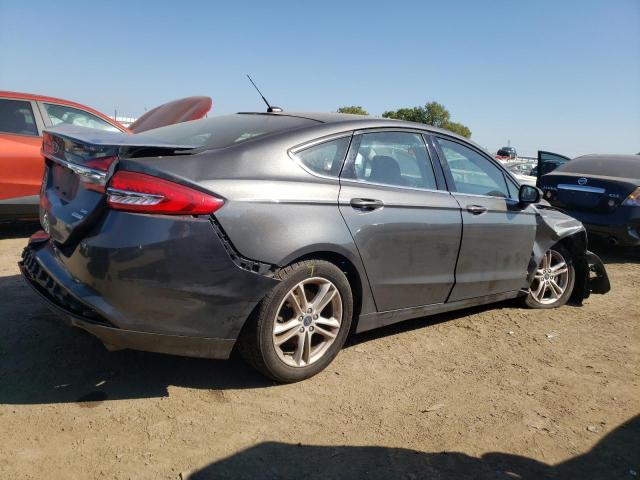 3FA6P0HD8JR130581 - 2018 FORD FUSION SE GRAY photo 3