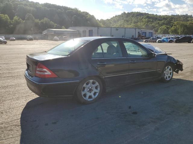 WDBRF54H76A889660 - 2006 MERCEDES-BENZ C 280 BLACK photo 3