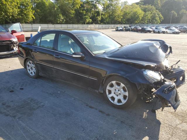 WDBRF54H76A889660 - 2006 MERCEDES-BENZ C 280 BLACK photo 4