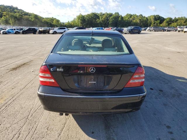 WDBRF54H76A889660 - 2006 MERCEDES-BENZ C 280 BLACK photo 6