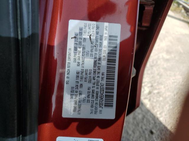 JM3ER2W55A0329747 - 2010 MAZDA CX-7 RED photo 13