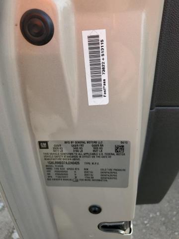 1GKLRMED7AJ240426 - 2010 GMC ACADIA SLT-1 BROWN photo 13