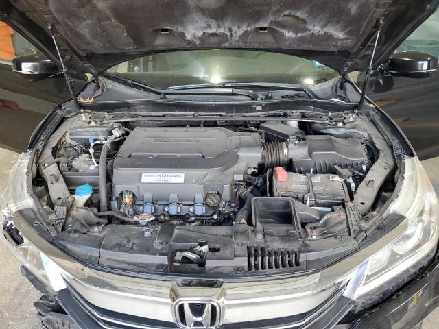1HGCR3F06HA042787 - 2017 HONDA ACCORD EXL BLACK photo 11
