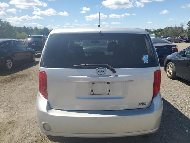 JTLKE50E581050454 - 2008 TOYOTA SCION XB SILVER photo 6