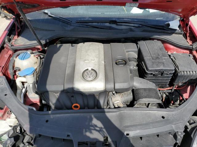 3VWJM71K89M139379 - 2009 VOLKSWAGEN JETTA S RED photo 11