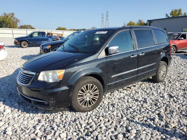 2C4RC1CG6DR733923 - 2013 CHRYSLER TOWN & COU TOURING L BLACK photo 1