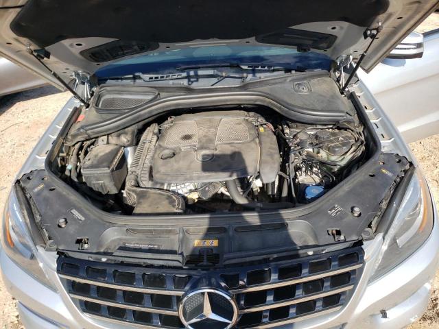 4JGDA5HB2EA328647 - 2014 MERCEDES-BENZ ML 350 4MATIC SILVER photo 11