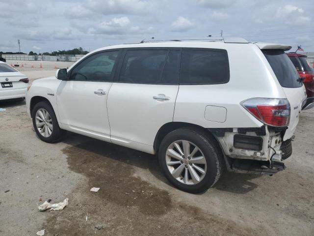 JTEEW41A392037253 - 2009 TOYOTA HIGHLANDER HYBRID WHITE photo 2