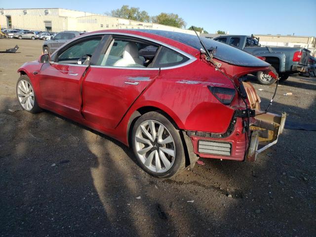 5YJ3E1EA2KF314534 - 2019 TESLA MODEL 3 红色 照片 2