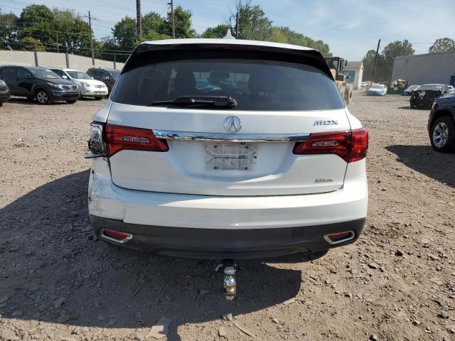5FRYD4H26EB017171 - 2014 ACURA MDX WHITE photo 6