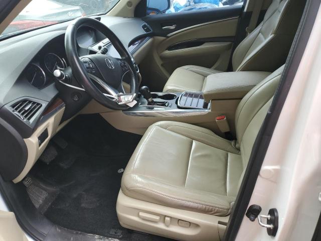 5FRYD4H26EB017171 - 2014 ACURA MDX WHITE photo 7