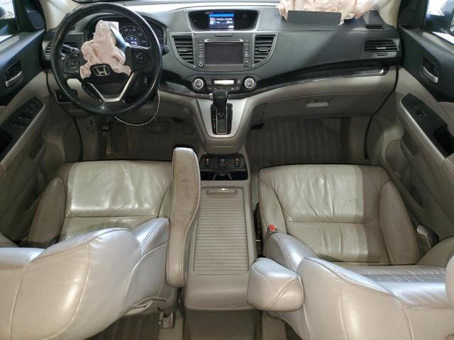 JHLRM4H77CC003939 - 2012 HONDA CR-V EXL BLUE photo 8