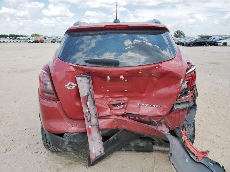 KL4CJASB1KB705440 - 2019 BUICK ENCORE PREFERRED MAROON photo 6