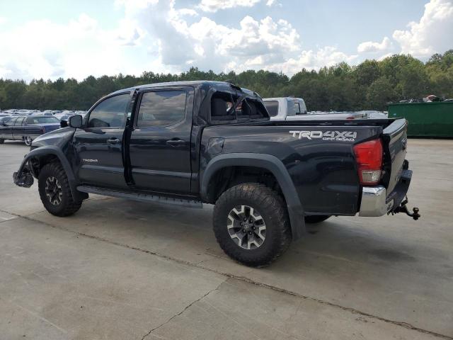 5TFCZ5AN0HX104615 - 2017 TOYOTA TACOMA DOUBLE CAB BLACK photo 2