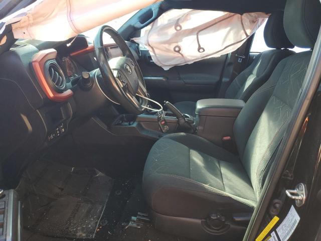 5TFCZ5AN0HX104615 - 2017 TOYOTA TACOMA DOUBLE CAB BLACK photo 7