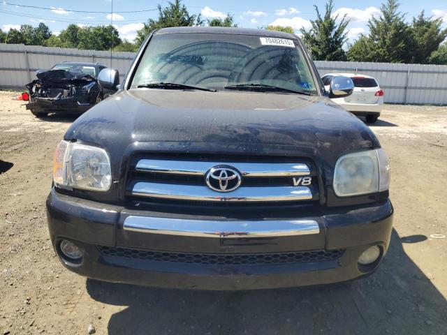 5TBDT44185S480255 - 2005 TOYOTA TUNDRA DOUBLE CAB SR5 BLACK photo 5