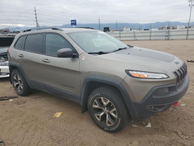 1C4PJMBS6HW597505 - 2017 JEEP CHEROKEE TRAILHAWK TAN photo 4