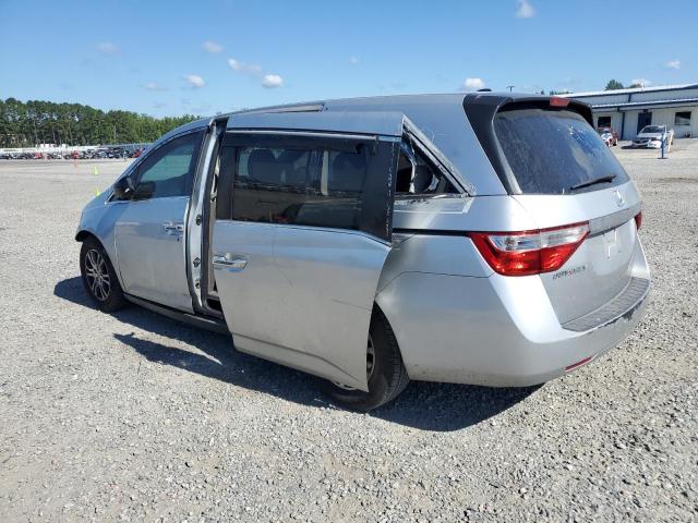 5FNRL5H68BB035135 - 2011 HONDA ODYSSEY EXL GRAY photo 2